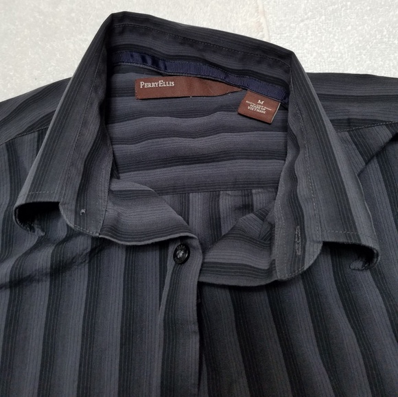 Perry Ellis- button down dress shirt size M - Picture 2 of 2